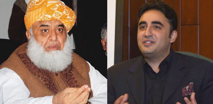 Fazal ur Rahman & Bilawal Bhutto