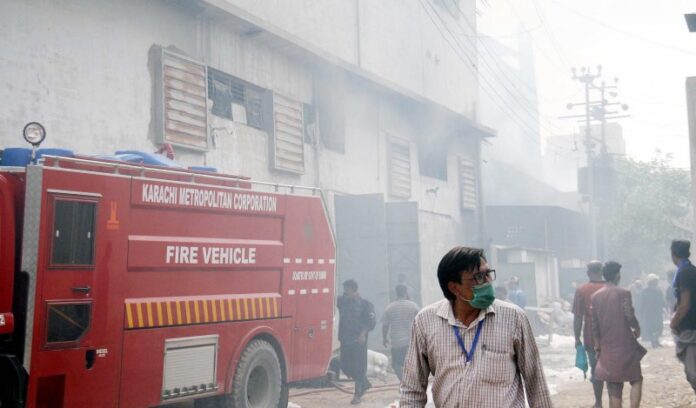 Fire Broke Out in Chemical Plant